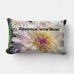 Câlins avec maman ! Oreillers Blanc Fleur de Dahli