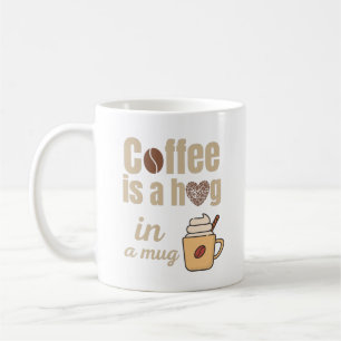 Câlins dans une tasse drôle amateur de café
