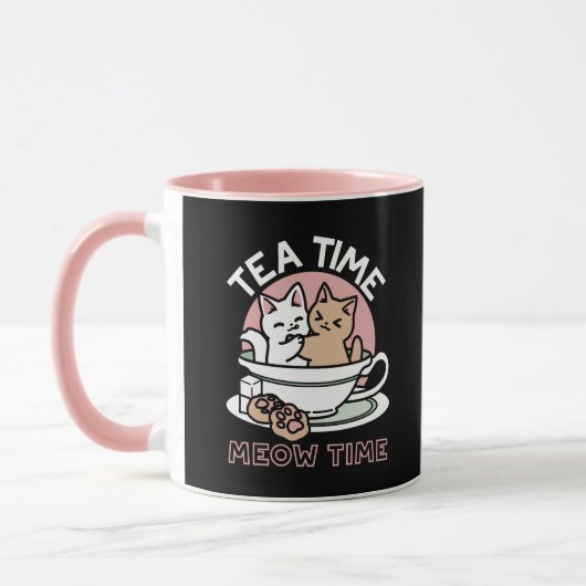 Câlins de chatons dans une tasse - Thé à croquer (Gauche)