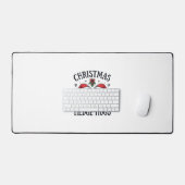 Câlins de Noël au hérisson Mignon design de vacanc (Clavier et souris)