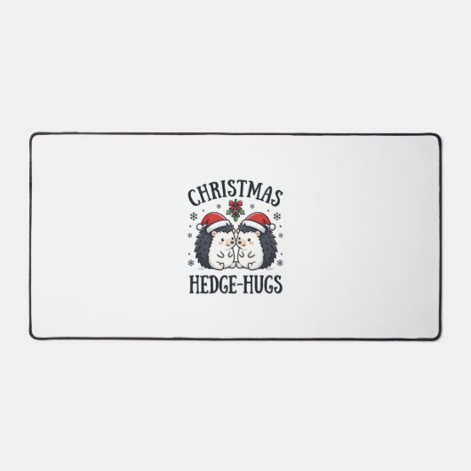Câlins de Noël au hérisson Mignon design de vacanc (Recto)