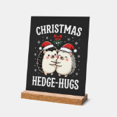 Câlins de Noël au Hérisson Mignon Vacances (Angle)