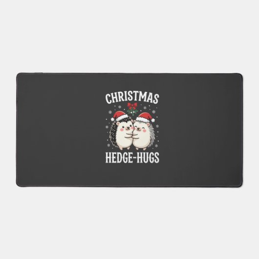 Câlins de Noël au Hérisson Mignon Vacances de Noël (Recto)