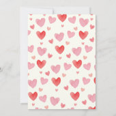 Câlins et baisers Carte de la Saint-Valentin pour  (Dos)