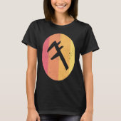 Caliper  Distressed Retro Engineer's Tool T-shirt (Voorkant)