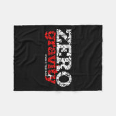 Calisthenics Zero Gravity Fitness en Workout Moti Fleece Deken (Voorkant (Horizontaal))