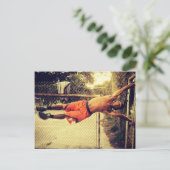 Calisthénique Exercice Drapeau Humain Cartes posta (Debout devant)