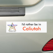 Caliutah Bumpersticker (Op auto)