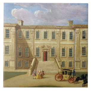Calke Hall, Derbyshire, de Zetel van Sir Henry Har Tegeltje