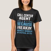 Call Center Agent T-shirt (Voorkant)