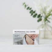 Call Center Marketing Visitekaartje (Staand voorkant)