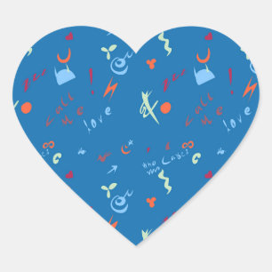 Call Me Love beroemd gemaakt door Pattern Hart Sticker