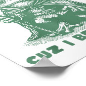 Call Me Magic Cuz I Be Gathering, Funny Wizard Fro Poster (Hoek)