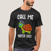 Call me master 2023 masters degree master_1 t-shirt (Voorkant)