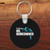 Call Me Mr. Homeowner 2026 Man Owner New House Hou Sleutelhanger (Voorkant)