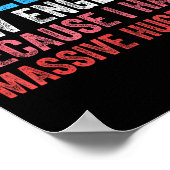 Call Me New England Cause I've Got Mive Huge Poster (Hoek)