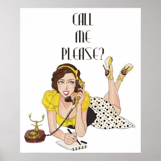 Call Me Please? Poster (Voorkant)
