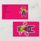 Call_Me_Queen Visitekaartje (Voorkant / Achterkant)