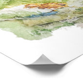 Call to Me Scripture Inspiration California Quail  Poster (Hoek)