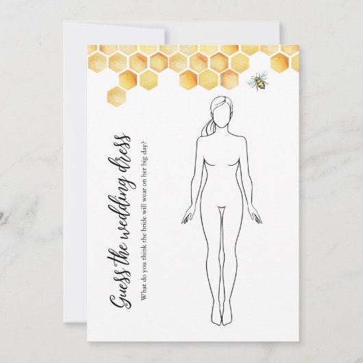 CALLA Bee Devine La Fête des mariées robe Carte de (Devant)
