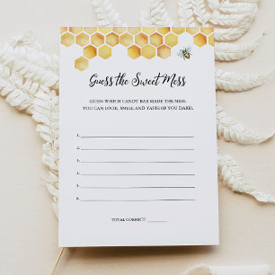 CALLA Bee Guess la carte de jeu de souris douce