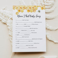 CALLA Bee Nom Que Bébé Chanson Carte Jeu