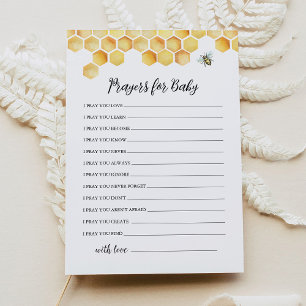 CALLA Bijengebeden voor Baby shower advies Kaart