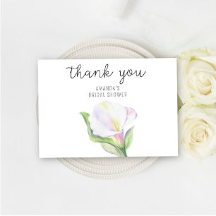 Calla blanche - douche nuptiale merci