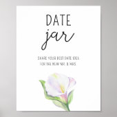 Calla - date nachtelijke ideeën. Datum jar bruids  Poster (Voorkant)