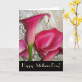 Calla de Kaart van de Moederdag van de Lelie (Gele Bloem)