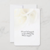 Calla de leugens met tekstruimte bridesmaid nodige aankondiging (Achterkant)