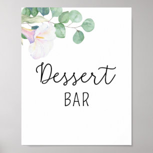 Calla en eucalyptus - Dessert bar poster