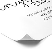 Calla en eucalyptus - Sangria bar poster (Hoek)