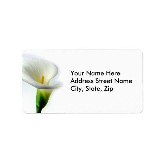 Calla Etiket (Voorkant)