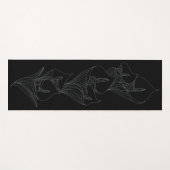 Calla〜GrayLine〜 Yogamat (Voorkant (horizontaal))