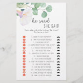 Calla - Hij zei dat ze vrijgezellenfeest spel zei (Voorkant)