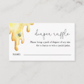 CALLA Honey Bee Luier Raffle Ticket Informatiekaartje (Voorkant)