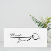 Calla lelie dank je wel kaart (Staand voorkant)