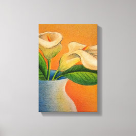 Calla Lelies canvas Afdruk