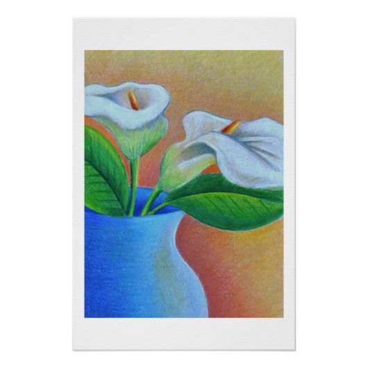 Calla Lelies print Perfect Poster (Voorkant)