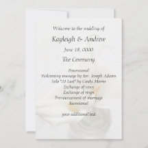 Calla leugens over getextureerde bruiloft op achte