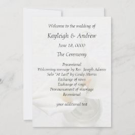 Calla leugens over getextureerde bruiloft op achte kaart