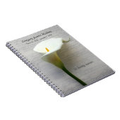 Calla lib op handschrift notitieboek (Rechterzijde)