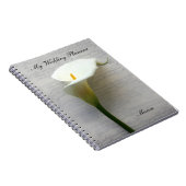 Calla lib op oud handschrift notitieboek (Rechterzijde)