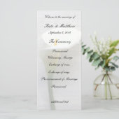 Calla lib op oud handschrift programma (Staand voorkant)