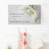 Calla-lijsten met ruimte voor tekst spandoek (Insitu)