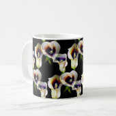 Calla Lilies Aquarelle Mug - Art Floral Élégant (Devant gauche)