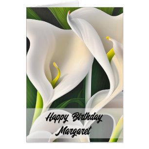 Calla Lilies Bonne Carte Anniversaire