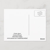 Calla Lilies Briefkaart (Achterkant)