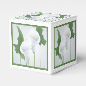 Calla Lilies Custom Party Favor Box Bedankdoosjes (Voorkant Zijde)